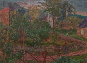 Pejzaż z Kudowy z bramką