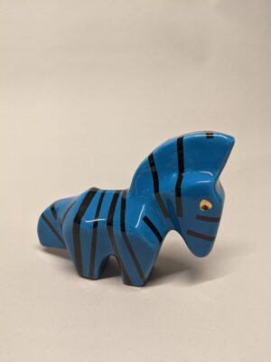 Micro zebra niebiesko-czarna