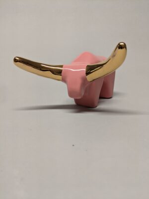 Micro krowa Ankole-Watussi różowa