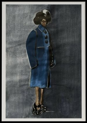 Posture study in doll house