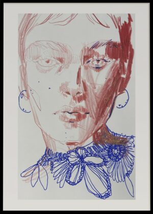 Portrait study with lace